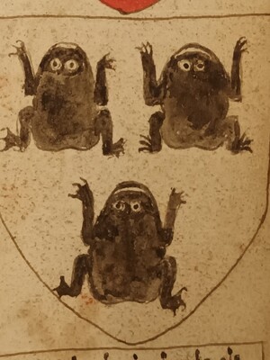 The Coat of Arms once borne by the Kings of France
