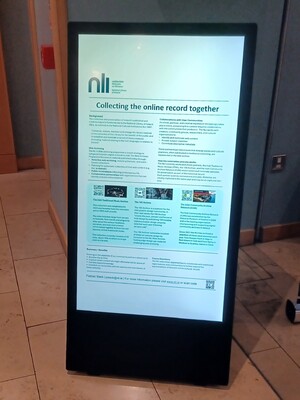 Digital screen displaying NLI information