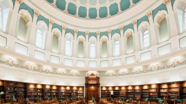 The Reading Room at the National Library of Ireland
