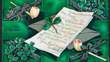 Saint Patrick's greeting card 