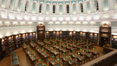 View of the NLI Reading Room