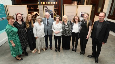 Guests at the opening night for Le Grá, Seamus