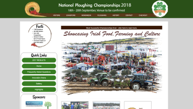 Screenshot of the National Ploughing Championship 2018