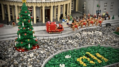 NLI Lego Model with festive makeover 2022