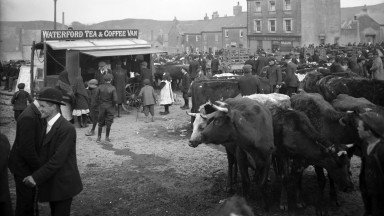 Tea and Coffee van at Ballybricken Fair, Waterford City