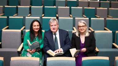 Minister Martin, Minister O’Donnell and Dr Audrey Whitty