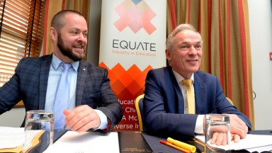 Michael Barron and Minister Richard Bruton