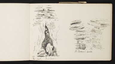 Lady Gregory sketchbook