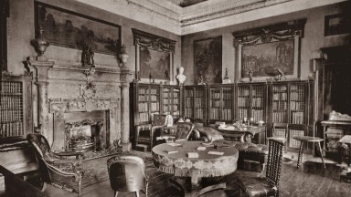 Photo of the 1860 dining room at Russborough House