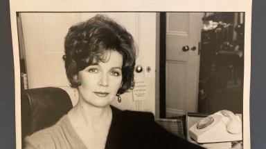 Portrait of Edna O'Brien.