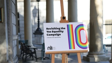Yes Equality Event sign
