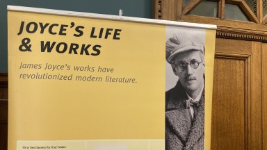 Banner on display
