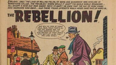rebellion battle action comic spread