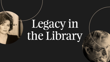 Legacy in the library graphic