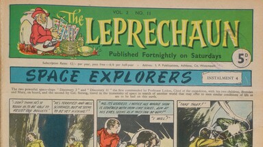 "Space Explorers" (Instalment 4), in The Leprechaun; Vol. 2, no. 2.