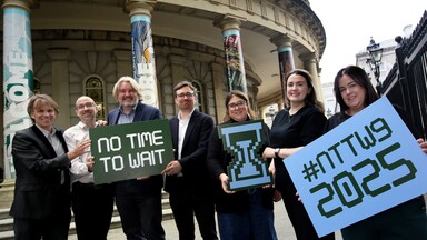 NTTW organisers standing our front the NLI