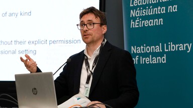 Kieran O'Leary speaking at the NTTW conference