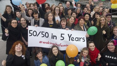 Photocall on the Rosie Hackett Bridge in Dublin 