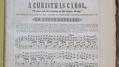Christmas Carol (from Dickens Pickwick Papers)