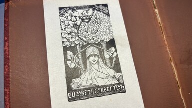 Elizabeth Corbett Yeats' bookplate