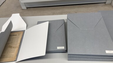 New archival acid-free housing will improve long term preservation