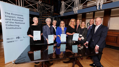 Group photo of heads of NCI's holding report