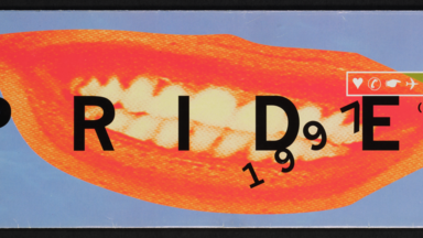 A smiling mouth with PRIDE 1997 written across it.