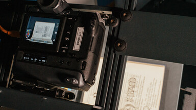 Image of Digitisation Process Underway