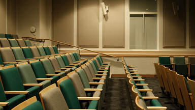 The Joly Lecture Theatre at the National Library of Ireland. 