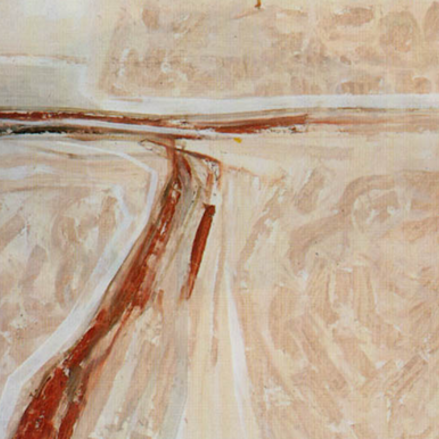 Beige abstract painting 