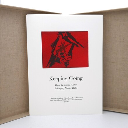 abstract painting inside of a book