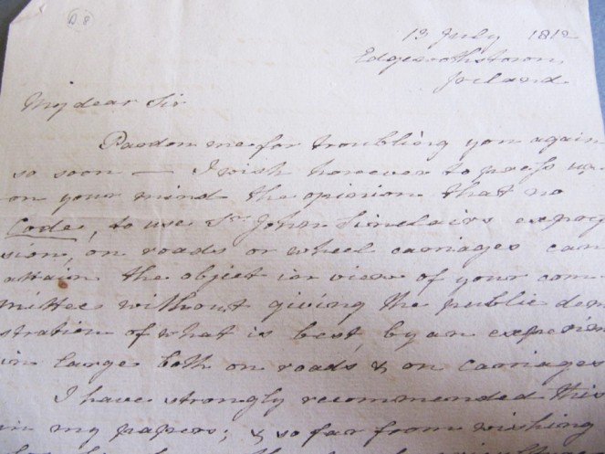 Letter to Mr Giddy Letter to Mr Giddy