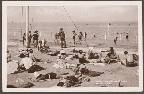 Postcard from James Joyce, Hotel Casino de Deauville, Deauville to the Joyce family,
 08.08.1936. NLI Ref: JBZJJF/L/5/01
