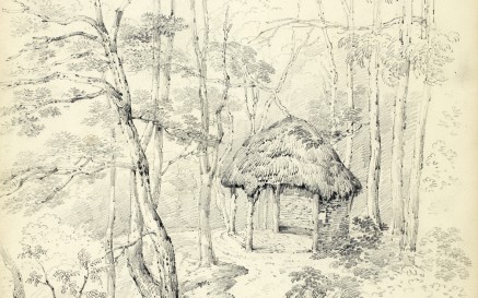 The well in the old mill at Inniskerry, Co. Wicklow by George Cash, ca. 1819. NLI call no.: ET 1839 TA The well in the old mill at Inniskerry, Co. Wicklow by George Cash, ca. 1819. NLI call no.: ET 1839 TA