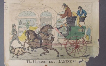 Before treatment: The Pleasures of a Tandem, NLI call no. PD 4340 TX 2 Before treatment: The Pleasures of a Tandem, NLI call no. PD 4340 TX 2