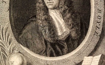 Robert Boyle, engraving by F.M. La Cave, ca. 1753. NLI ref. EP BOYL-RO (2) I