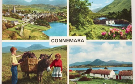 Hinde postcard of Connemara