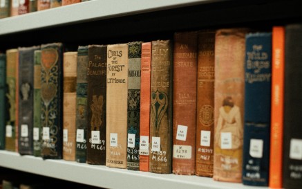 Image of books on shelf