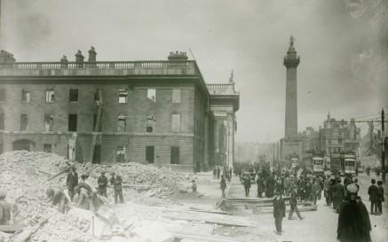 Ruins in Dublin City following the 1916 Easter Rising 