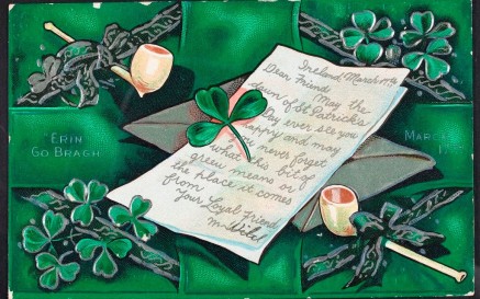 Saint Patrick's greeting card 