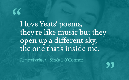 Sinéad O'Connor graphic with text