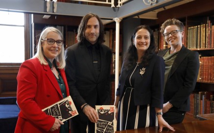 Dr Audrey Whitty, Paul Lynch, Minister Catherine Martin, Belinda McKeon