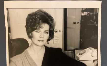 Portrait of Edna O'Brien.