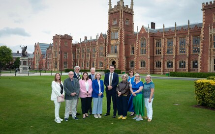 Group photo of the NLI board in Belfast
