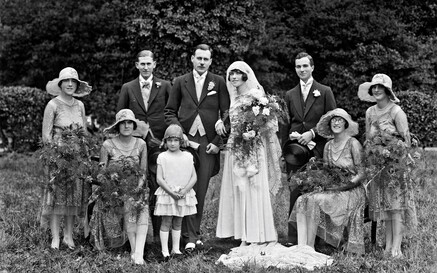 Wedding group : commissioned by Miss Morris, Villa Marina, Dunmore East
