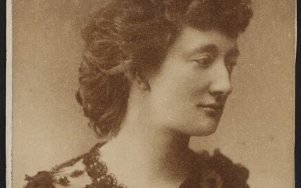 Sepia portrait of Alice Stopford Green