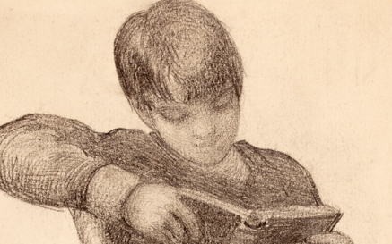 drawing of WB yeats as a child