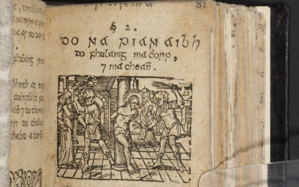 Page from Parrthas an anama, Antoin Gearnon, Leuven, 1645.